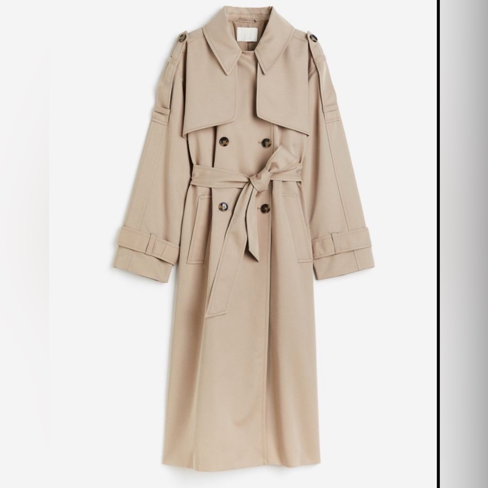 H&M Stylish Tan Trench Coat